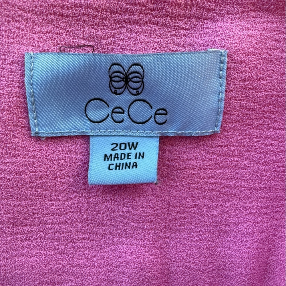 CeCe Pink Wide Leg Trousers Women’s Size 20W - Picture 2 of 7